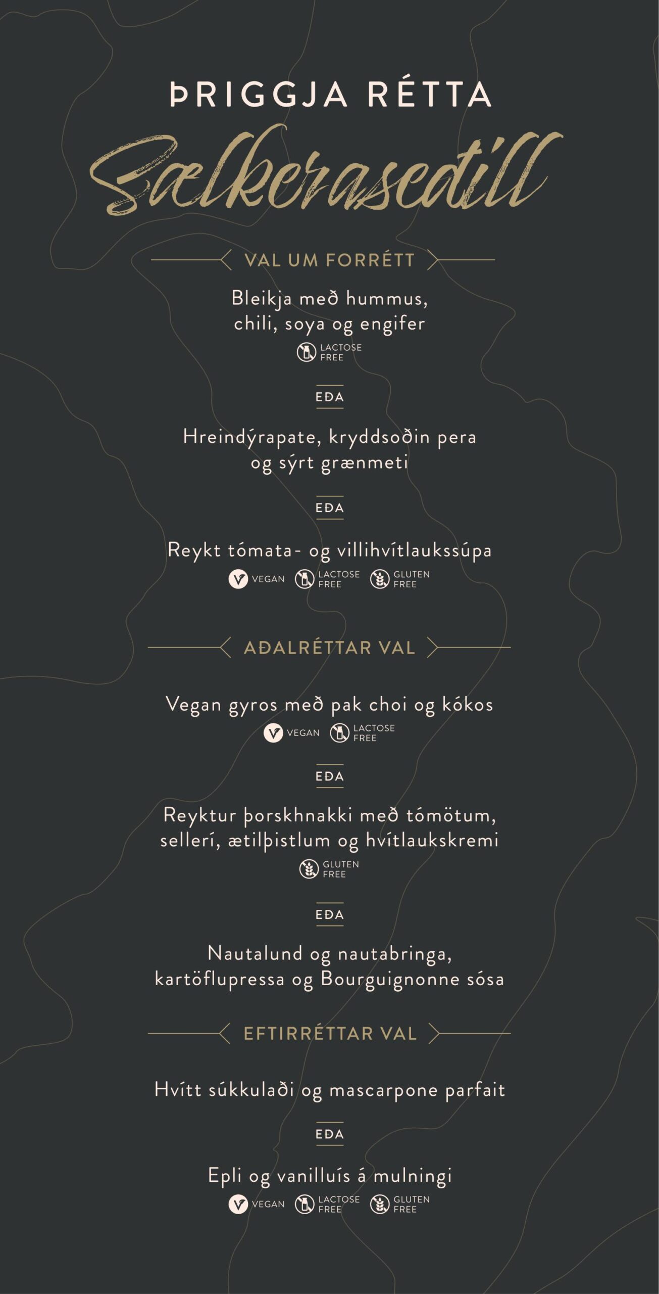 Matseðill | Hótel Geysir